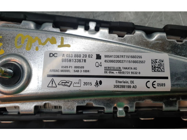 Подушка безопасности в сиденье 985H13367R, A4538602002 Renault Twingo III