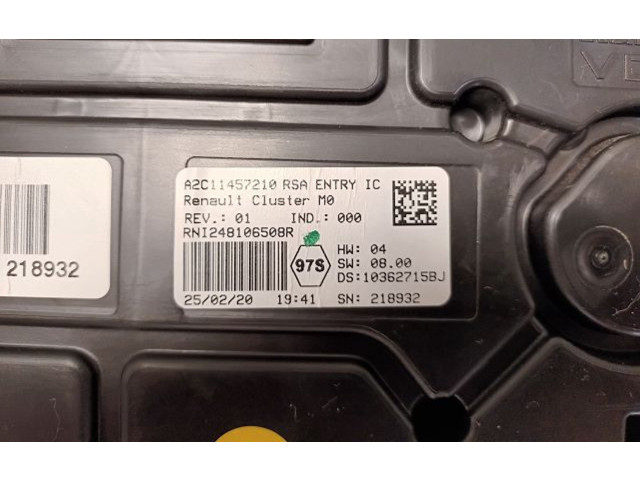 Панель приборов 248099235R Dacia Duster II