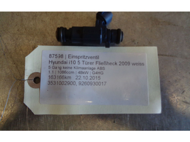 Vstřikovač 3531002900, 3531002900   Hyundai i10    G4HG 