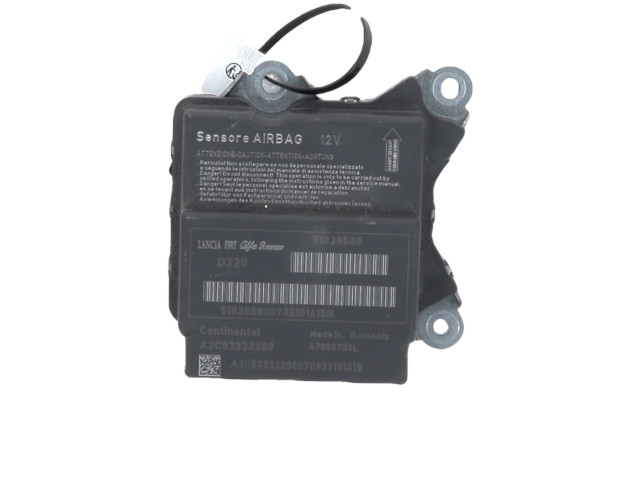 Блок подушек безопасности 51918197, Y0-0730T   Fiat Punto Evo