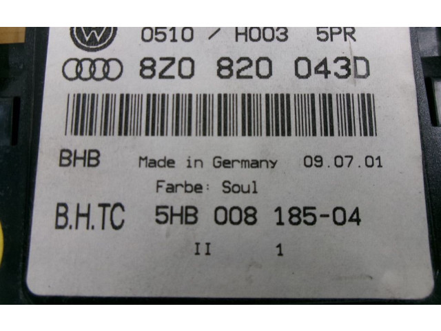 Блок управления климат-контролем 8Z0820043D, 8Z0820043D   Audi A2