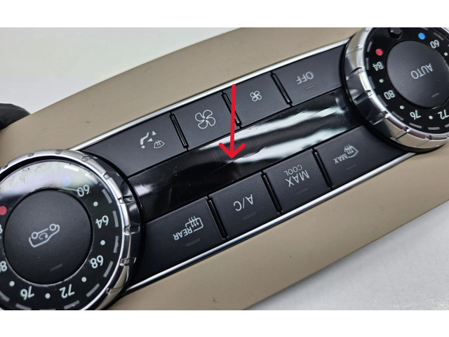 Блок управления климат-контролем A1669007008, 16929428   Mercedes-Benz GL X166