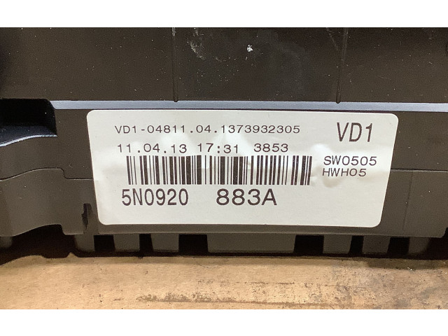 Přístrojová deska Volkswagen Tiguan 2013 5N0920883A