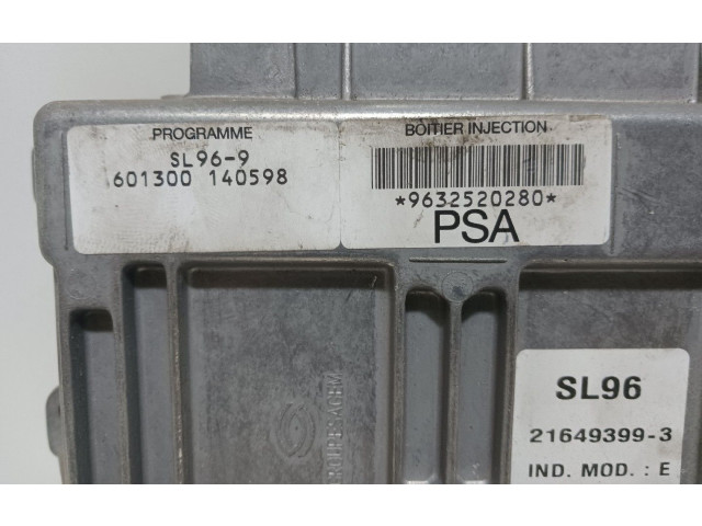 Блок управления двигателя Sagen, 601300140598 Peugeot 306