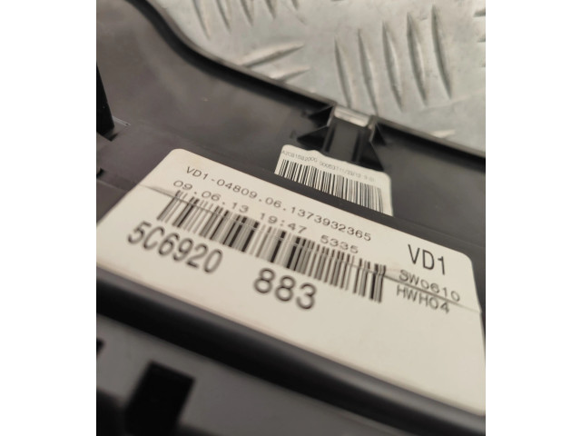 Панель приборов 5C6920883 Volkswagen Jetta VI