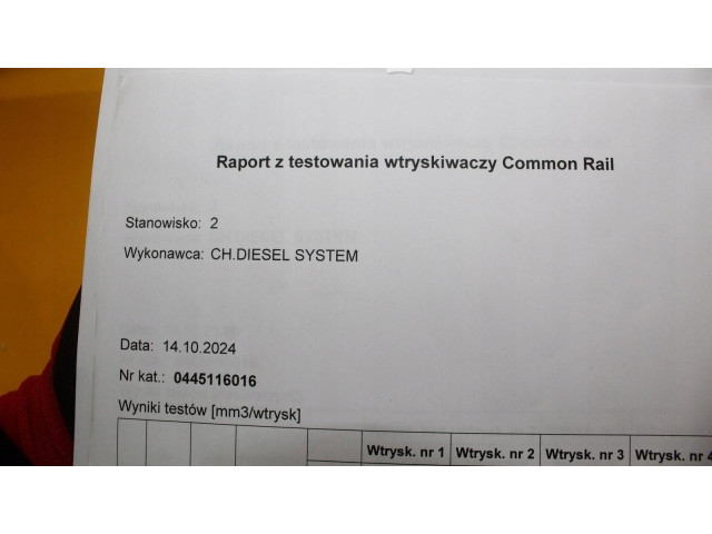 Форсунка 0445116016    Volvo S60   