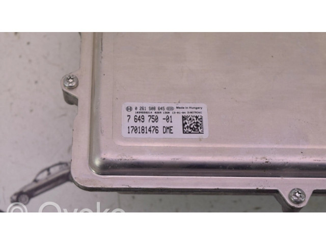 Блок управления двигателя 7649750, 0261S08645 BMW X3 F25