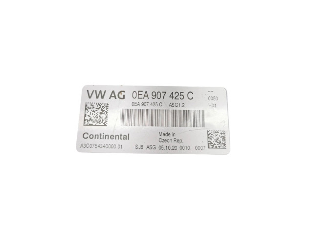 Блок управления двигателя 0EA907425C, A3C0754340000 Volkswagen ID.3