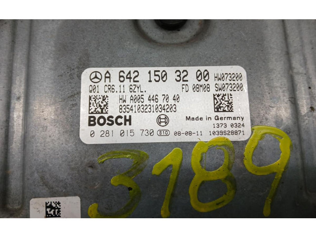 Řídící jednotka A6421503200, 0281015730 Mercedes-Benz GLK (X204) 2009