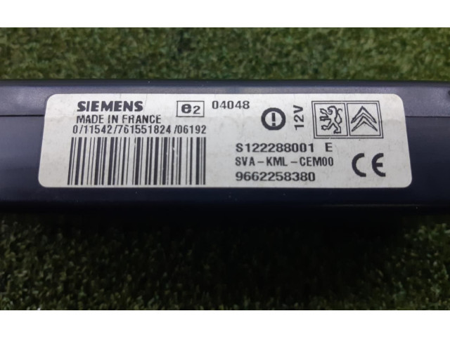 Řídící jednotka 9662258380   Citroen Berlingo 2006