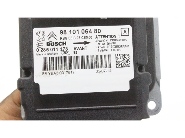 Блок подушек безопасности 9810106480   Citroen C4 Cactus