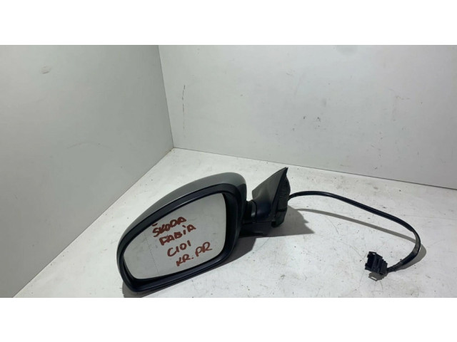 Зеркало электрическое Skoda Fabia Mk1 (6Y) 1999-2007 года