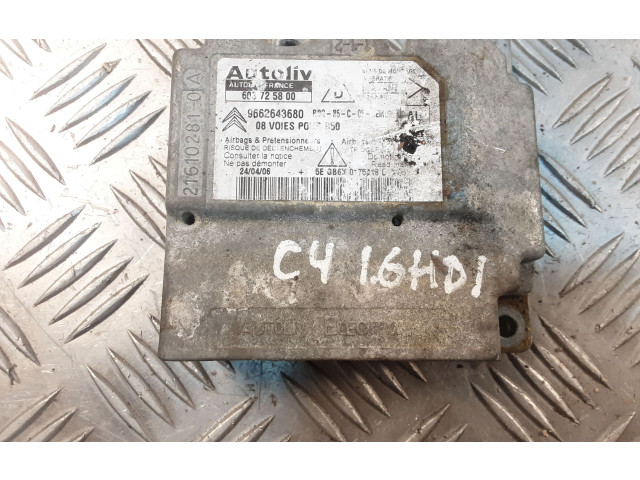 Блок управления надувных подушек