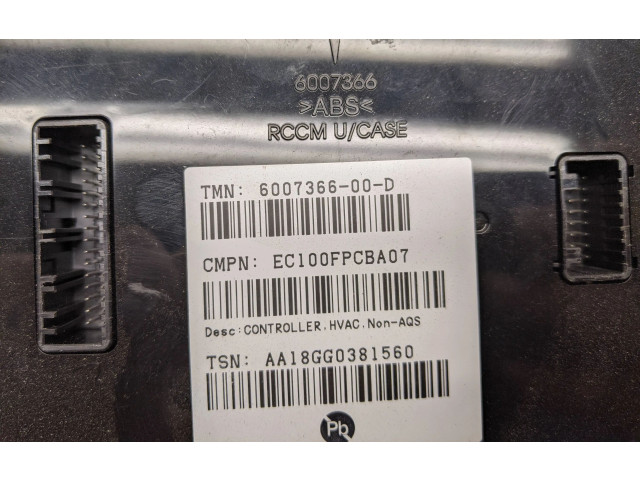 Блок управления климат-контролем 6007366, 600736600D Tesla Model S