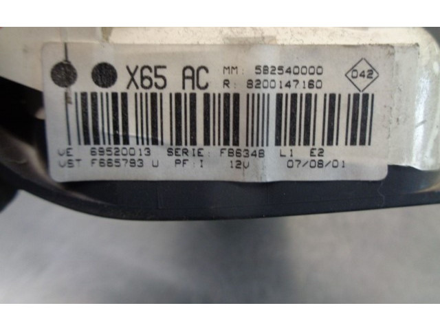 Модуль блока управления кондиционером 8200147160, 532540000 Renault Clio II