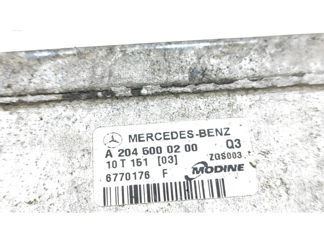 Интеркулер  A2045000200, 6770176   Mercedes-Benz E W212 2.2