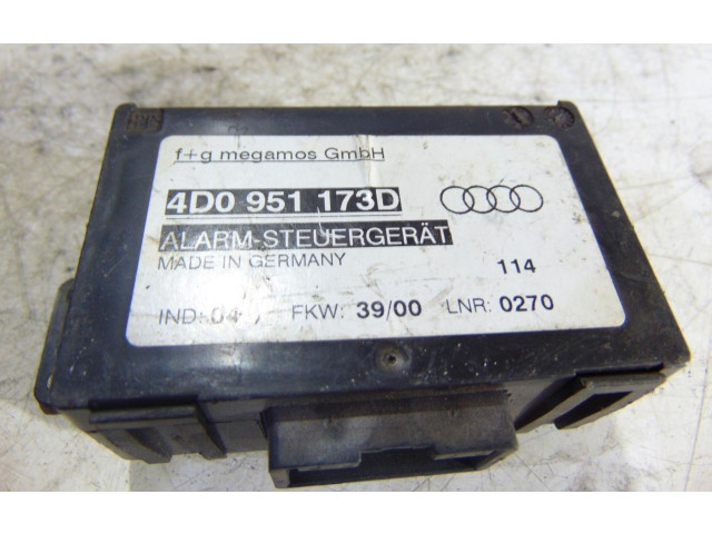 Pojistková skříňka Блок управления сигнализации 4D0951173D Audi A8 S8 D2 4D 1998