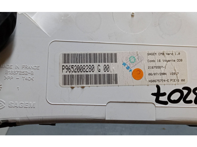 Панель приборов 9652008280   Citroen C2       