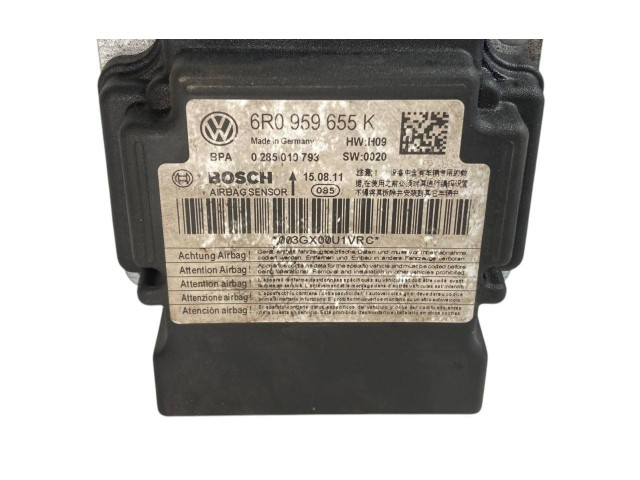 Блок подушек безопасности 6R0959655K, 0285010793 Skoda Fabia Mk2 (5J)