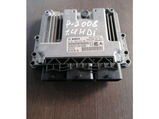 Блок управления двигателя 9666729680, 0281030545   Peugeot 2008 I