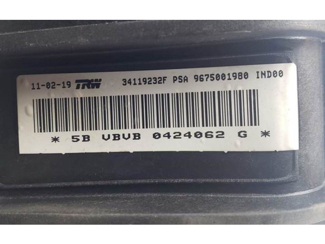 Подушка безопасности пассажира 9675001980   Dacia Lodgy