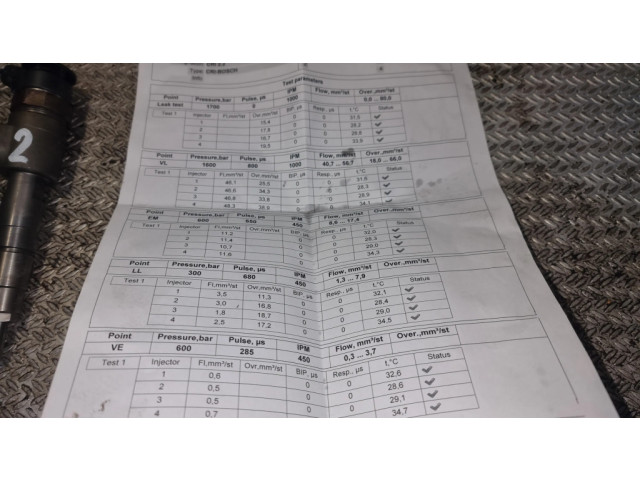 Vstřikovač 0445110340 Citroen Berlingo pro naftový motor 1.6