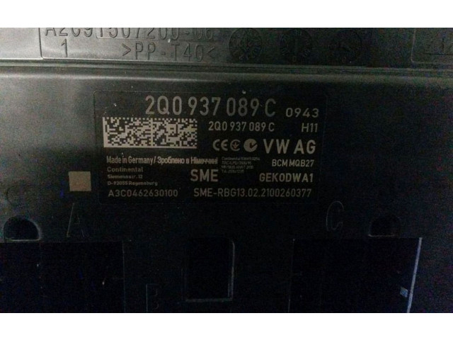 Блок подушек безопасности 2Q0937089C, 2Q0937089C Skoda Fabia Mk3 (NJ)