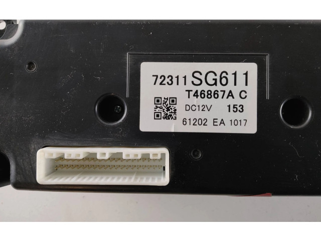 Блок управления климат-контролем 72311SG611, 61202EA1017 Subaru Forester SJ