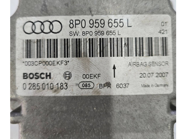Блок подушек безопасности 8P0959655L, 0285010183 Audi A3 S3 A3 Sportback 8P
