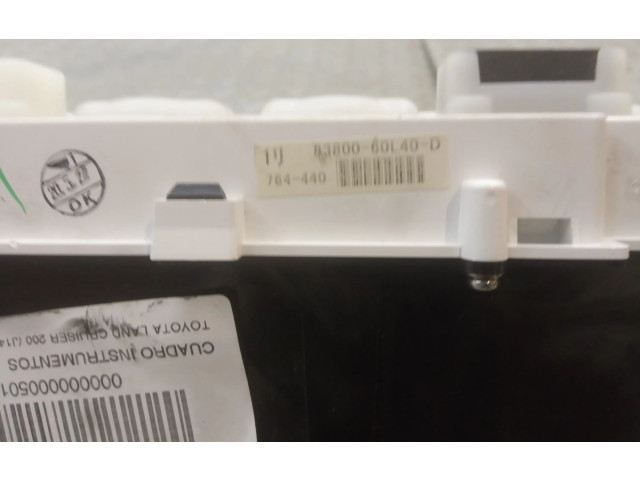 Přístrojová deska Toyota Land Cruiser (J200) 2008 8380060L40D
