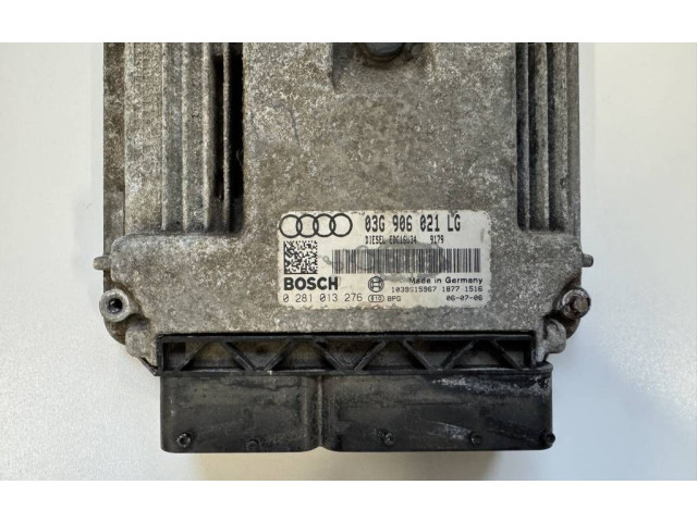 Блок управления двигателя 03G906021LG, 0281013276   Audi A3 S3 A3 Sportback 8P