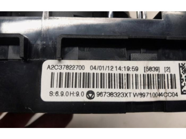 Блок управления климат-контролем O214828, 96738323XT   Peugeot 5008