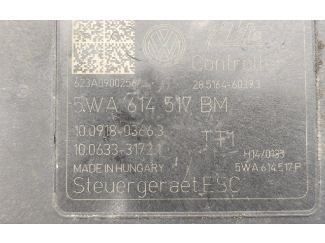 Блок АБС 5WA614517BM, MK100ESC   Skoda  Octavia Mk4  2019 -  года