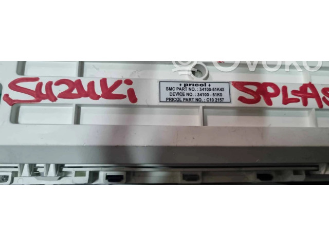 Панель приборов 34100-51k43   Suzuki Splash       