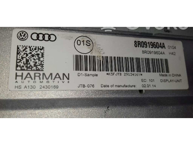Дисплей 8R0919604A, K5FJTB2913416Y Audi A4 Allroad