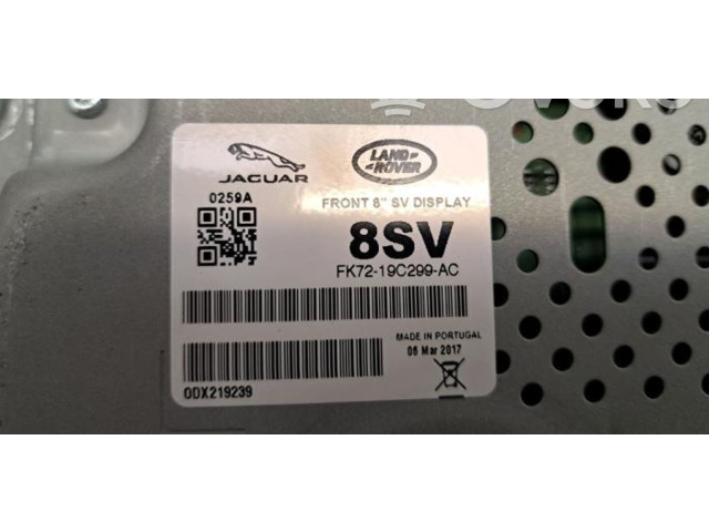 Дисплей FK7219C299AC Jaguar F-Pace