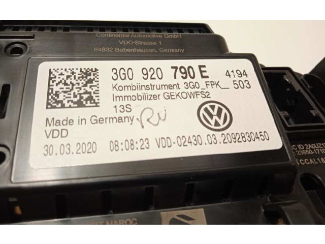Přístrojová deska Volkswagen Tiguan 2020 3G0920790E