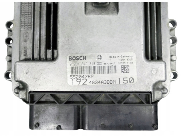 Řídící jednotka 55204762, 0281012310 Fiat Stilo 2002