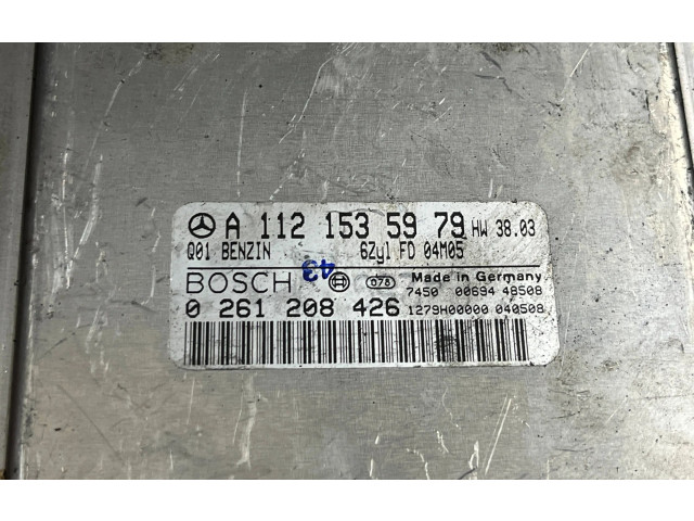 Řídící jednotka A1121535979, 0261208426 Mercedes-Benz SL R230 2005