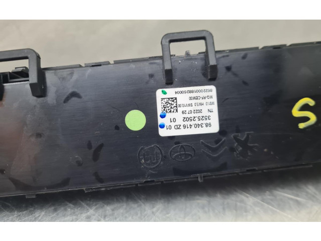 Блок управления климат-контролем 98340416ZD, 35252502   Peugeot Partner III