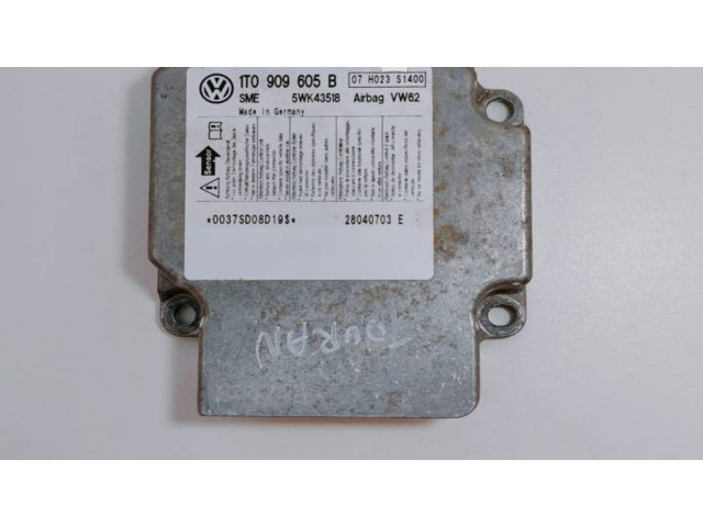 Блок подушек безопасности 1T0909605B, 5WK43518   Volkswagen Touran I