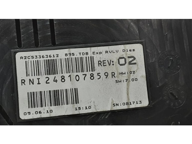 Přístrojová deska Renault Fluence 2010 RNI248107859R, 081713