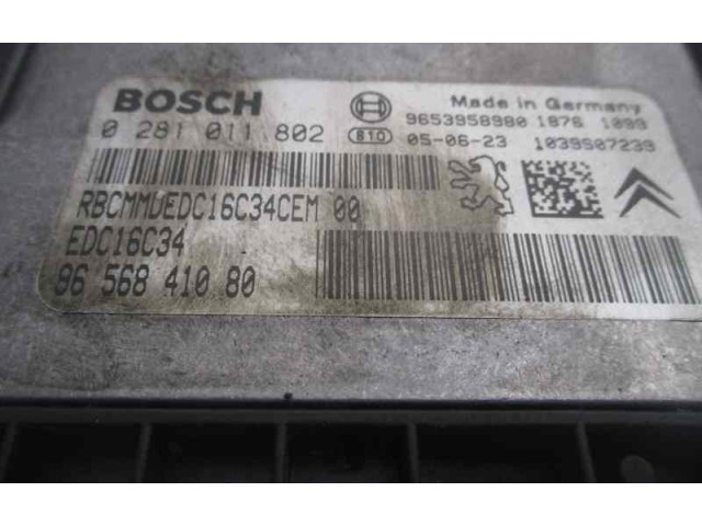 Модуль блока управления кондиционером 9656841080, 0281011802 Citroen Xsara