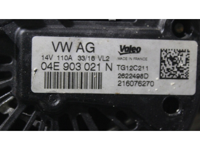 Генератор 04E903021 Skoda Fabia Mk3 (NJ) 1.2