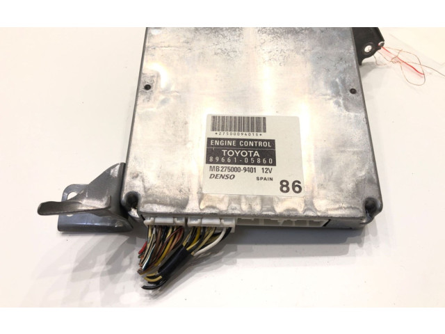 Řídící jednotka 89661-05860 Toyota Avensis T250 2003