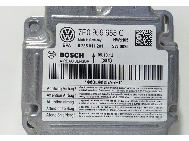 Блок подушек безопасности 7P0959655C, 66370 Porsche Cayenne (92A)