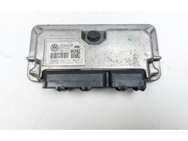 Блок управления двигателя 03C906024B, 03C906024B Skoda Fabia Mk2 (5J)