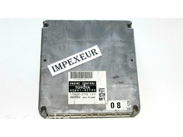 Řídící jednotka 8966142780 Toyota RAV 4 (XA20) 2002