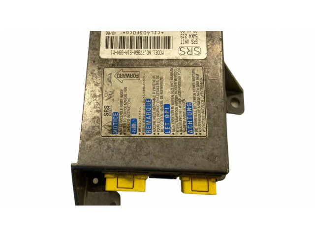 Блок подушек безопасности 77960S1AG94M1, 5WK4219 Honda Accord
