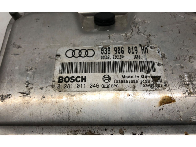 Блок управления двигателем ECU 038906019HM   Audi A6 Allroad C5